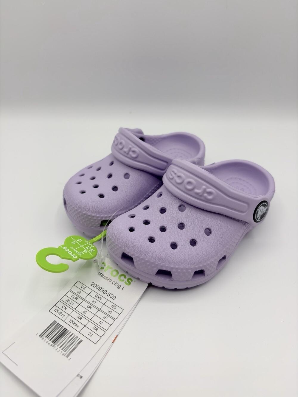 Crocs Kids Classic Clog Sandal Size C5 EU 21 Purple 206990 NWT